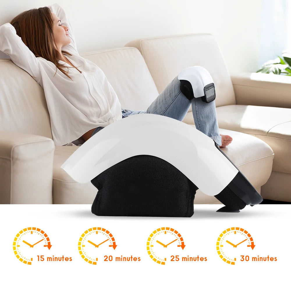 Smart Air Pressure Knee Plate Wireless Traffic Light Knee Massager Compression Airbag Leg Muscle Massage Smart Massager